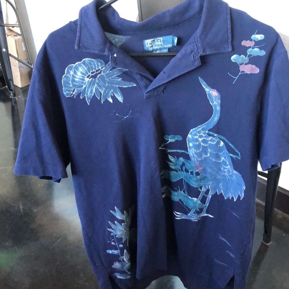 Polo by Ralph Lauren mens custom fit shirt